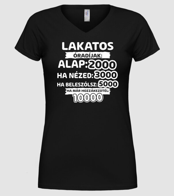  minta fekete pólón