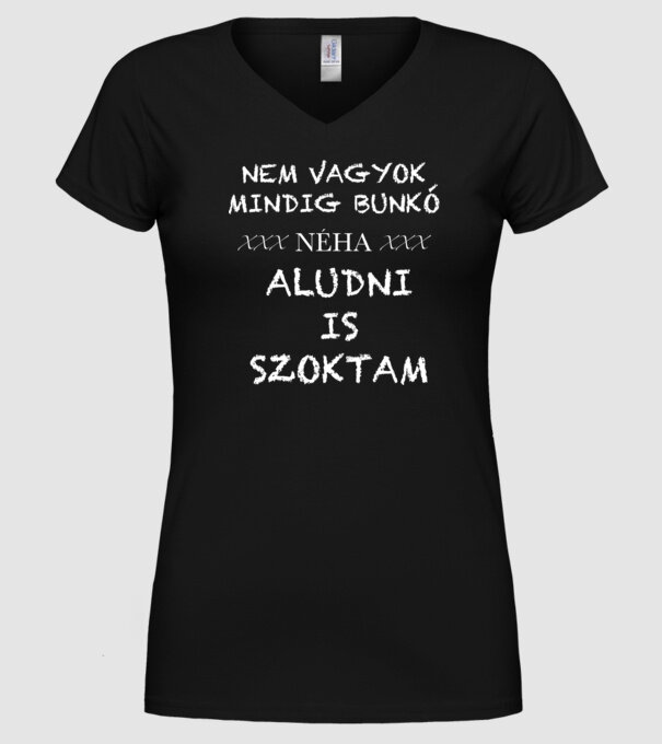  minta fekete pólón
