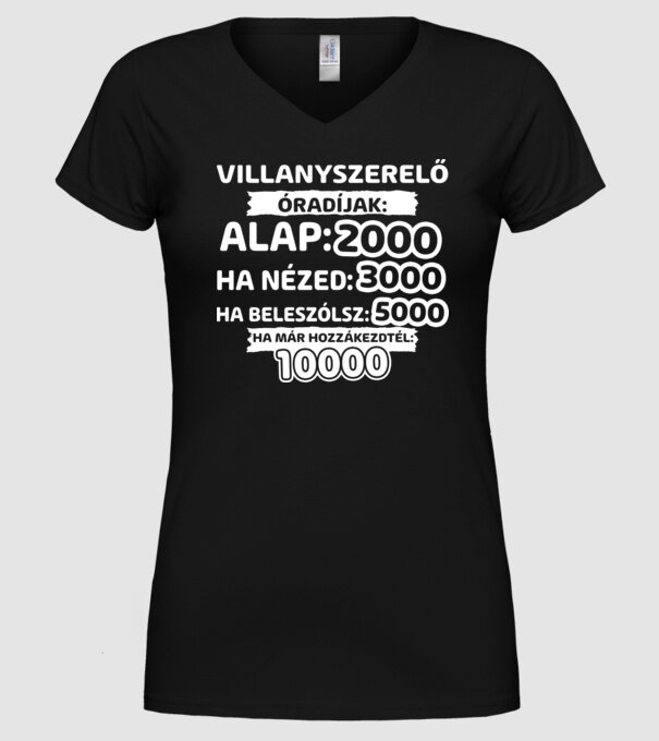  minta fekete pólón