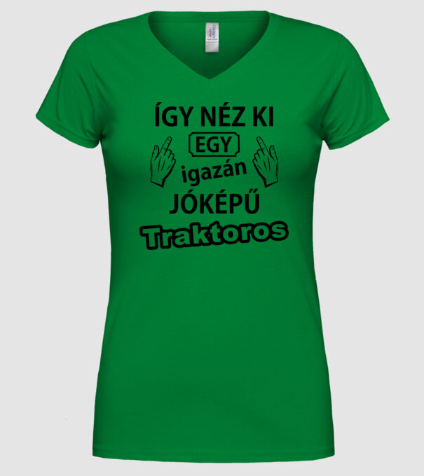  minta zöld pólón