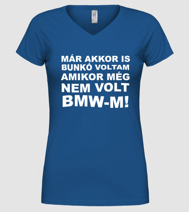  minta királykék pólón