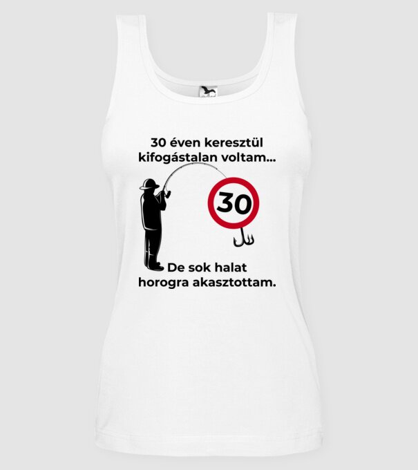  minta fehér pólón