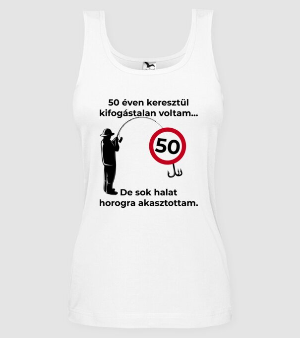  minta fehér pólón