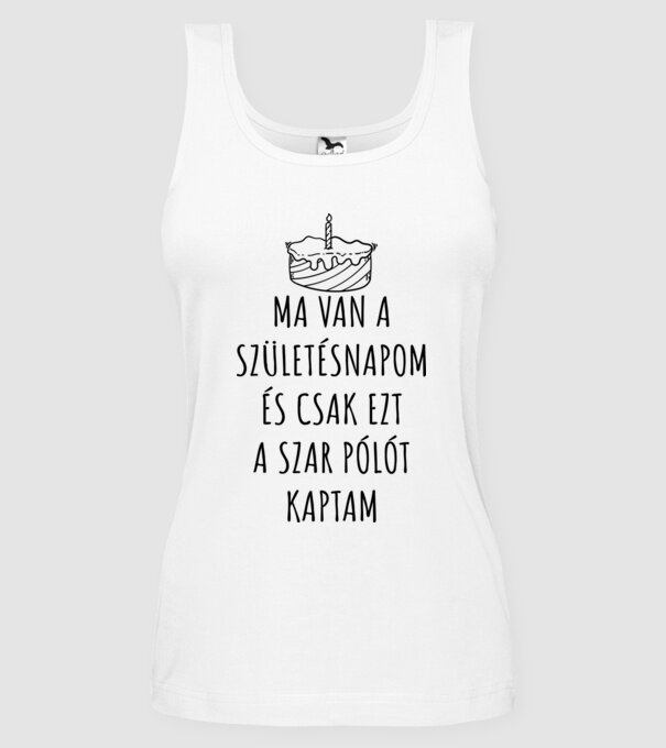  minta fehér pólón