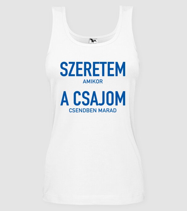 minta fehér pólón