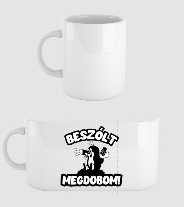  minta fehér pólón