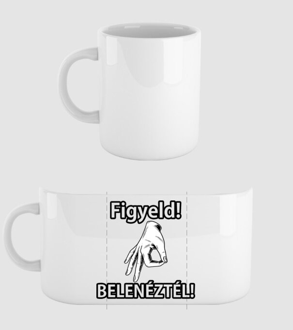  minta fehér pólón