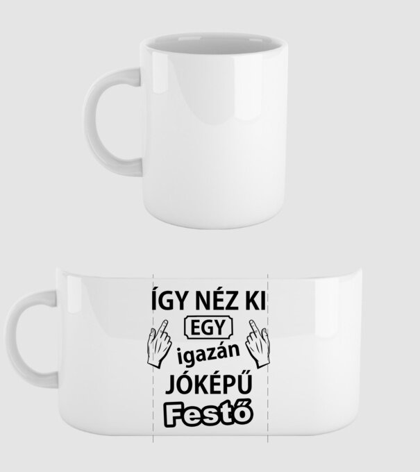  minta fehér pólón