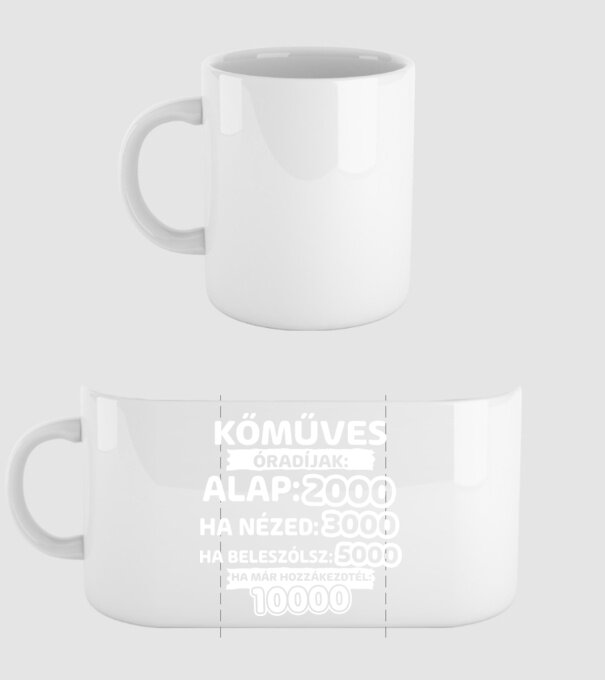  minta fehér pólón