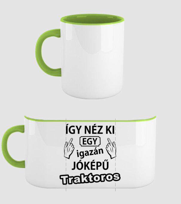  minta zöld pólón