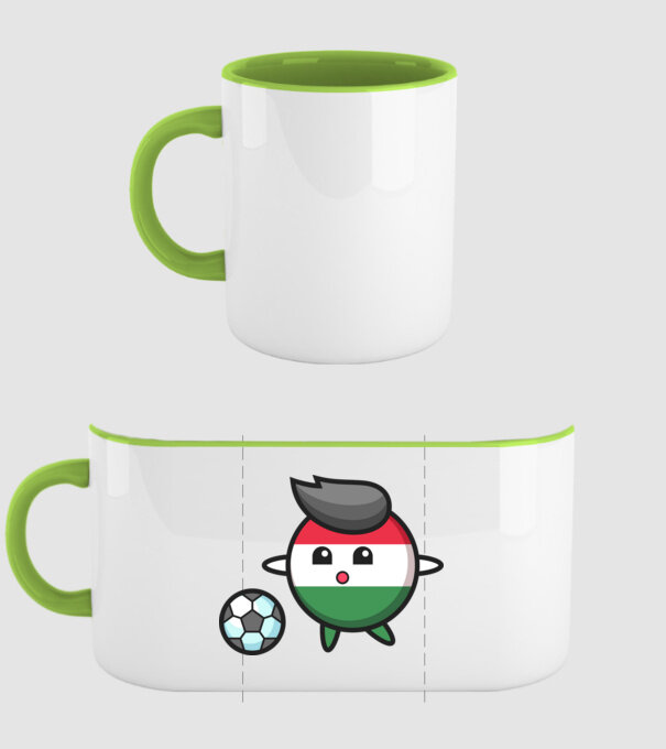  minta zöld pólón