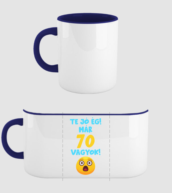  minta sötétkék pólón