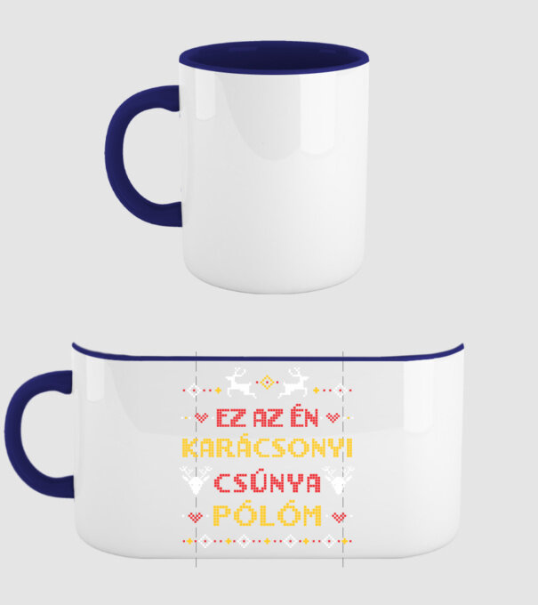  minta sötétkék pólón