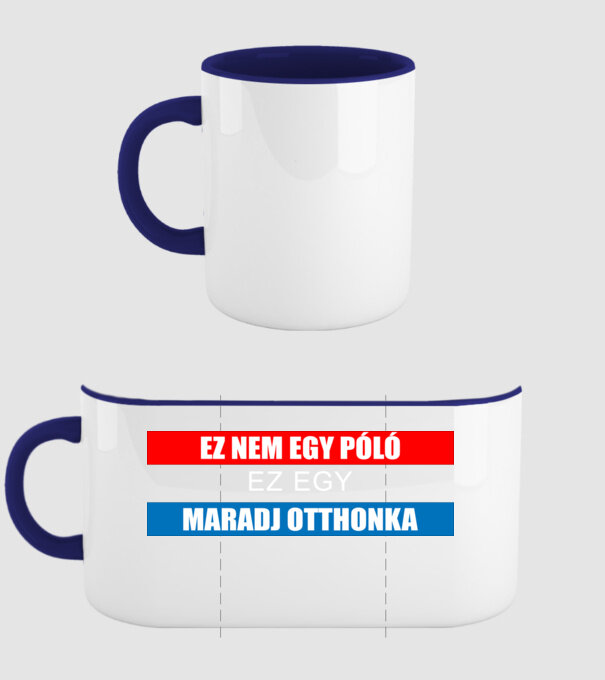  minta sötétkék pólón