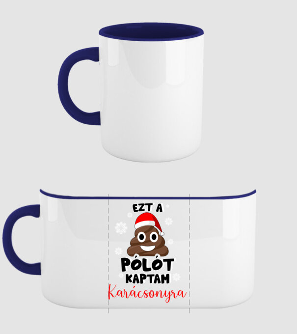  minta sötétkék pólón