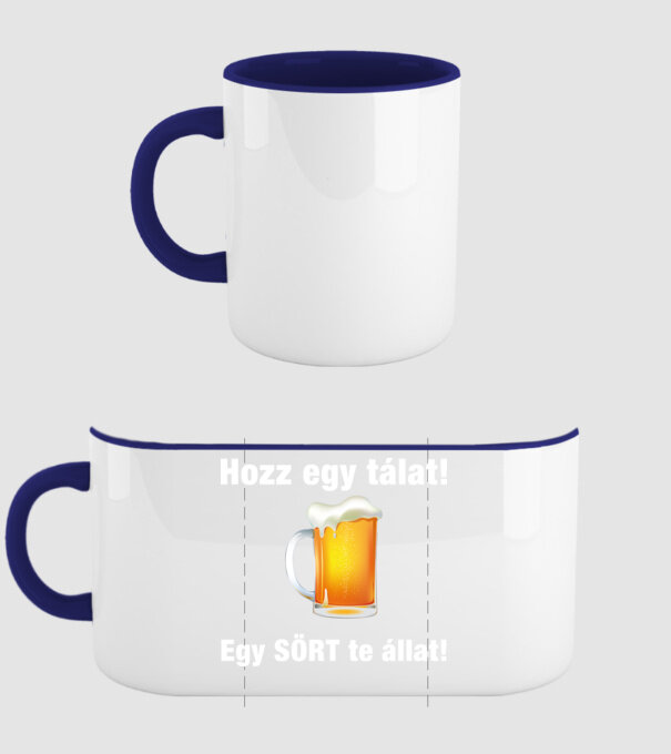  minta sötétkék pólón