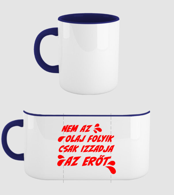  minta sötétkék pólón
