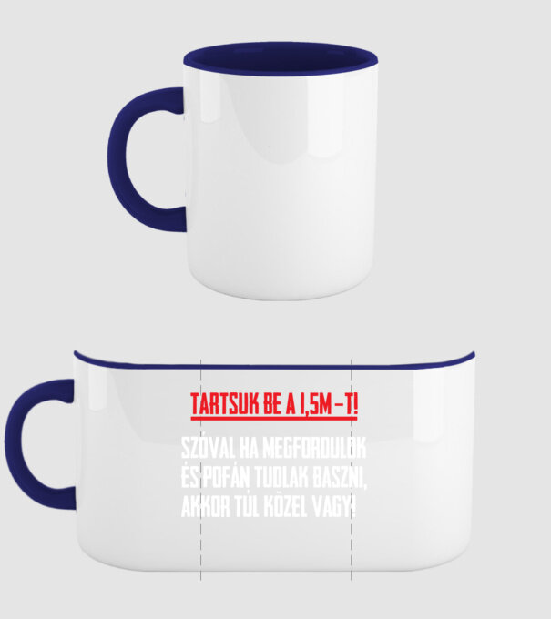  minta sötétkék pólón