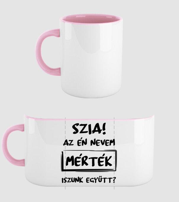  minta világos rózsaszín pólón