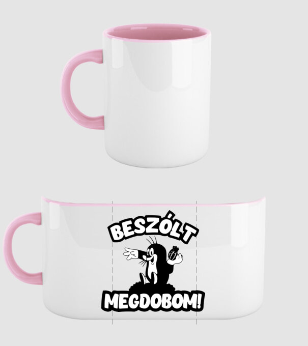  minta világos rózsaszín pólón