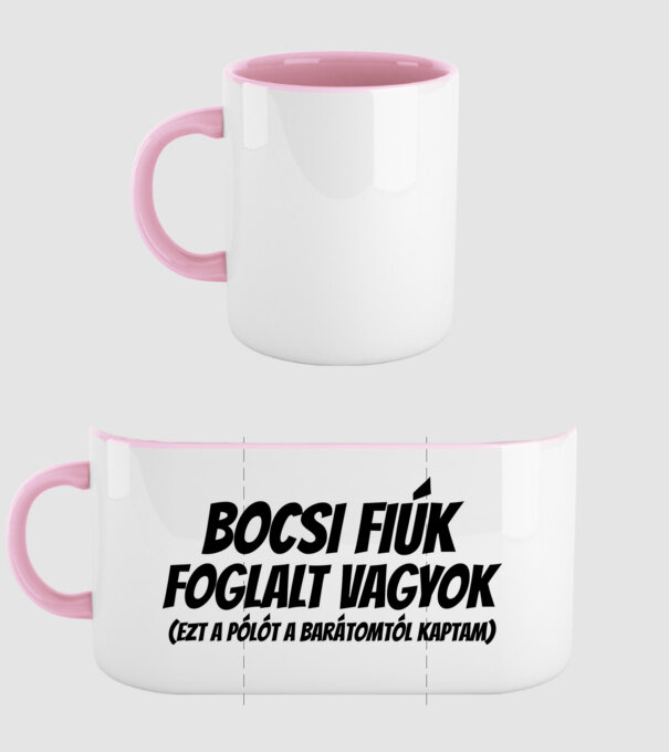  minta világos rózsaszín pólón