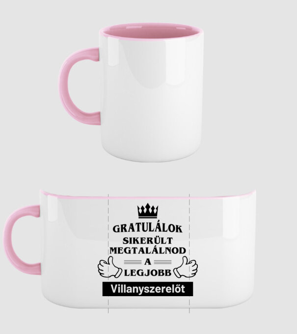  minta világos rózsaszín pólón