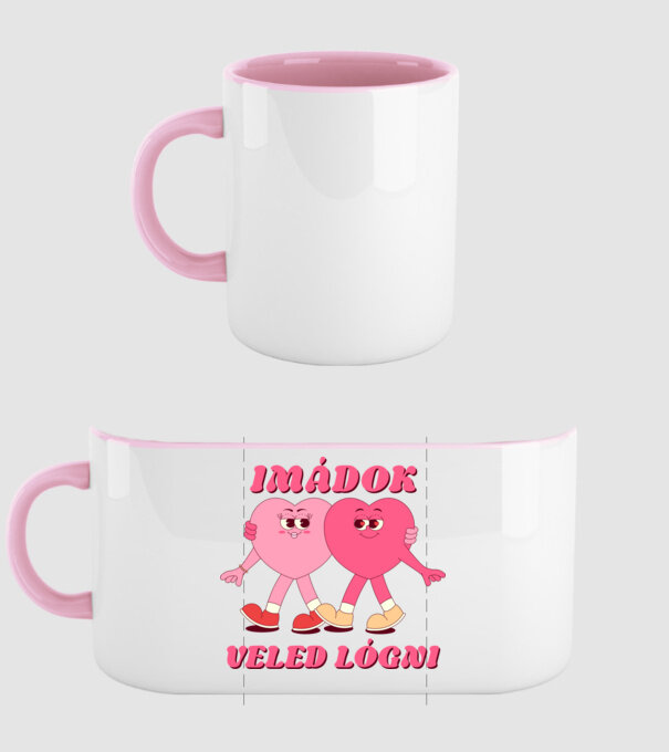  minta világos rózsaszín pólón