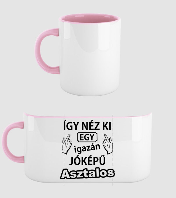  minta világos rózsaszín pólón