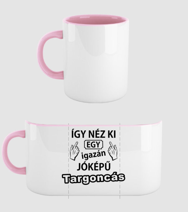  minta világos rózsaszín pólón