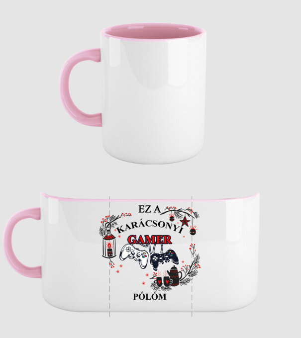  minta világos rózsaszín pólón