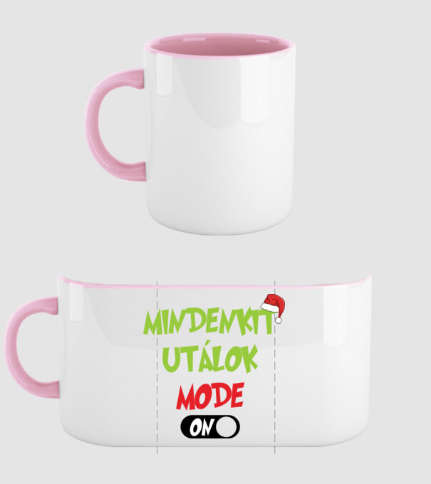  minta világos rózsaszín pólón