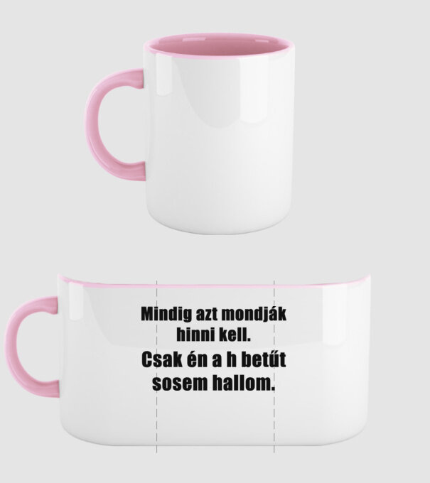  minta világos rózsaszín pólón