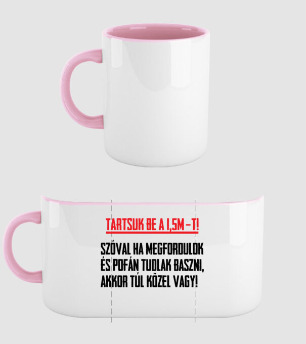  minta világos rózsaszín pólón