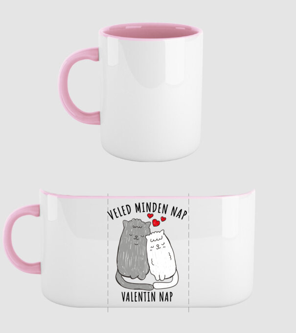  minta világos rózsaszín pólón