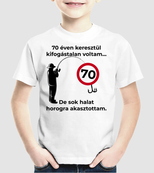  minta fehér pólón