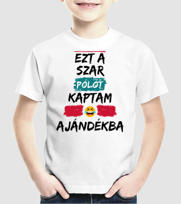  minta fehér pólón