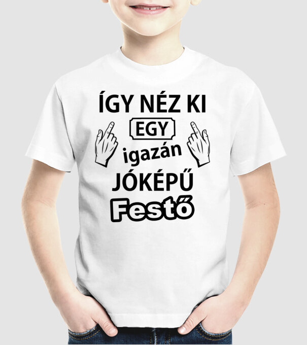  minta fehér pólón