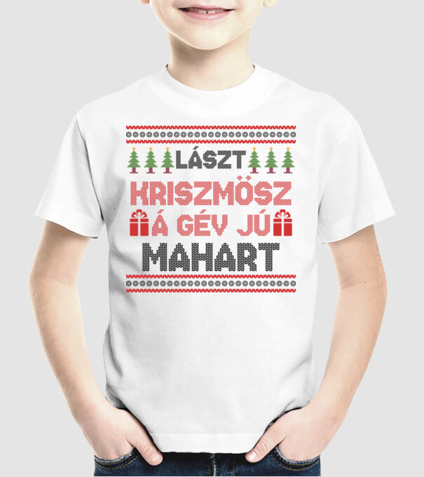  minta fehér pólón