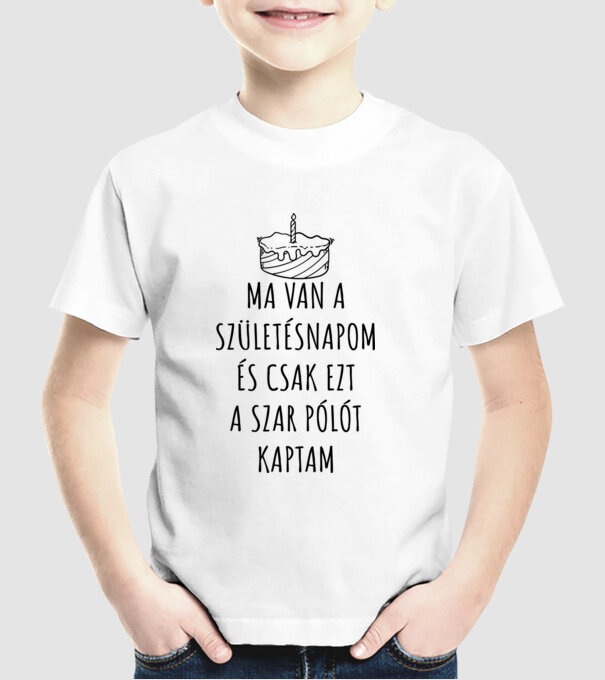 minta fehér pólón