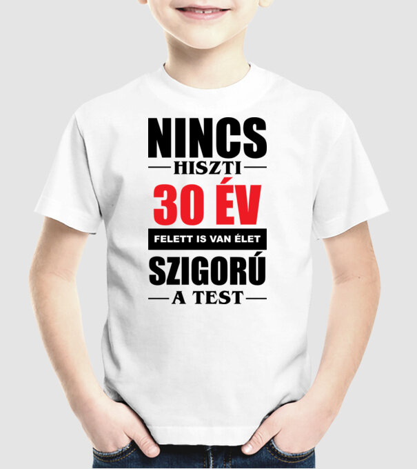  minta fehér pólón