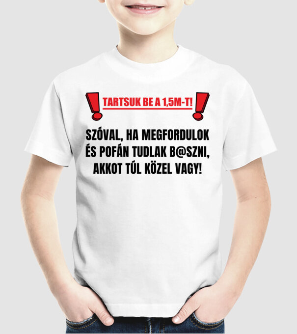  minta fehér pólón