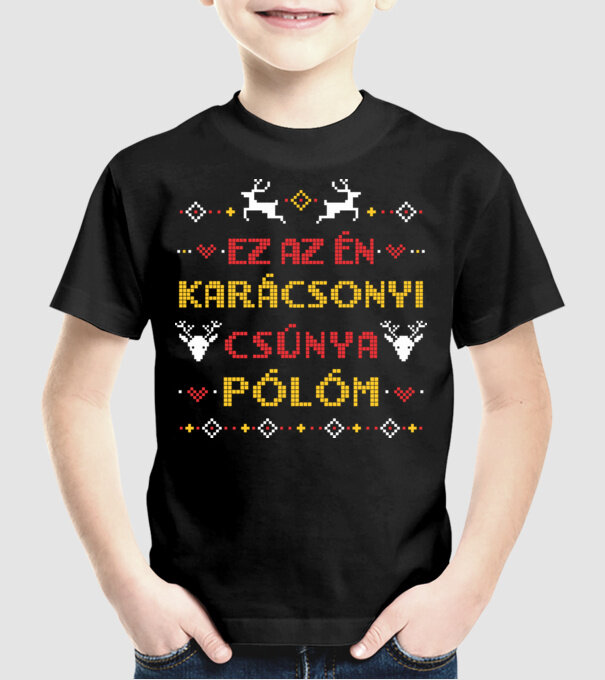  minta fekete pólón