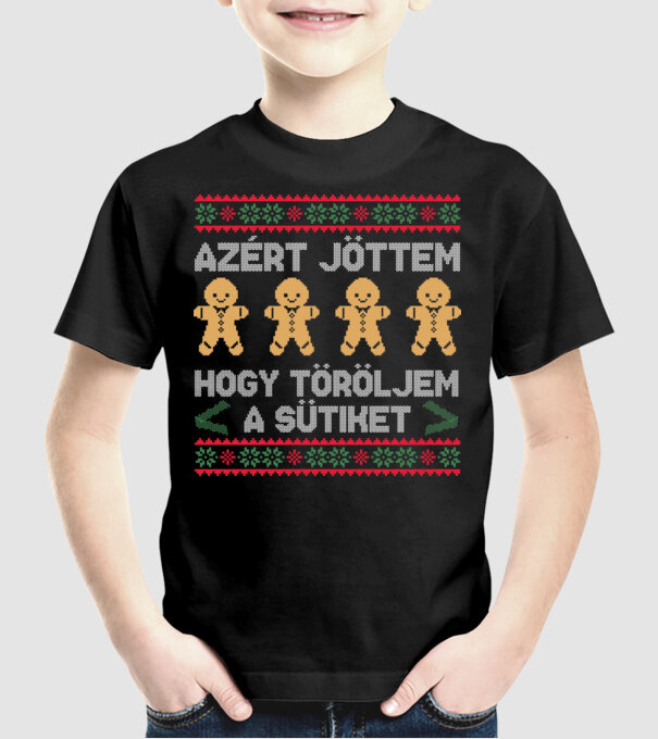  minta fekete pólón