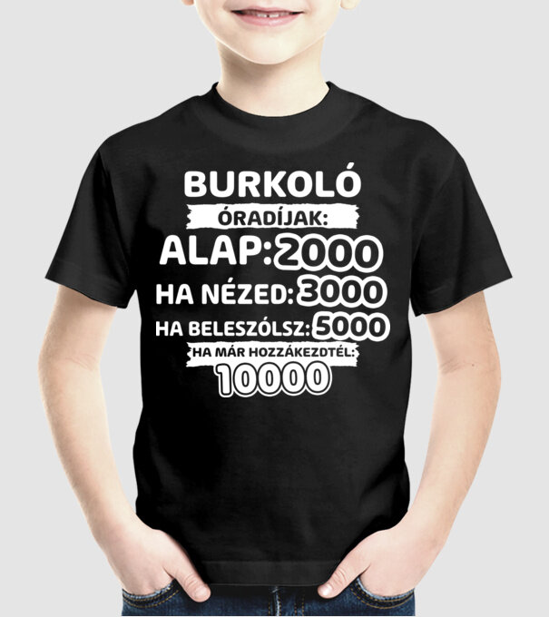  minta fekete pólón