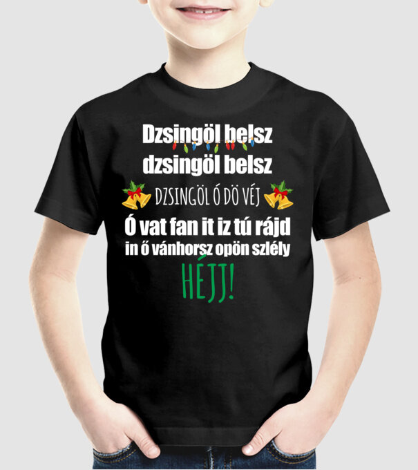  minta fekete pólón