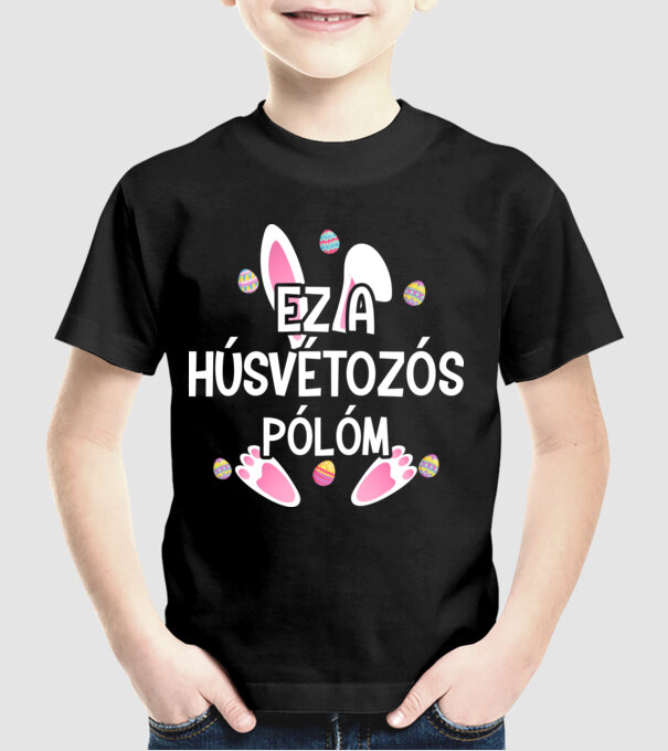  minta fekete pólón