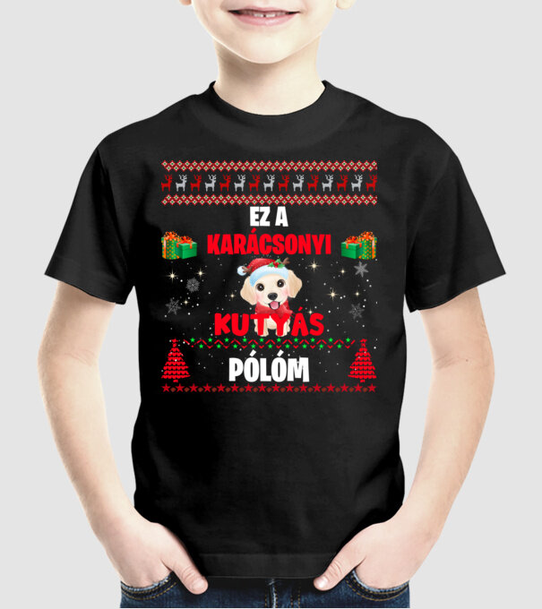  minta fekete pólón