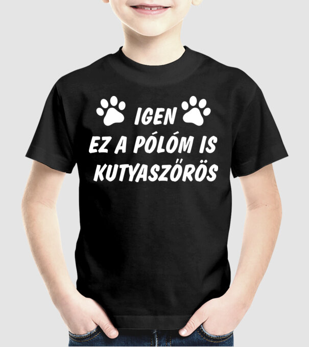  minta fekete pólón