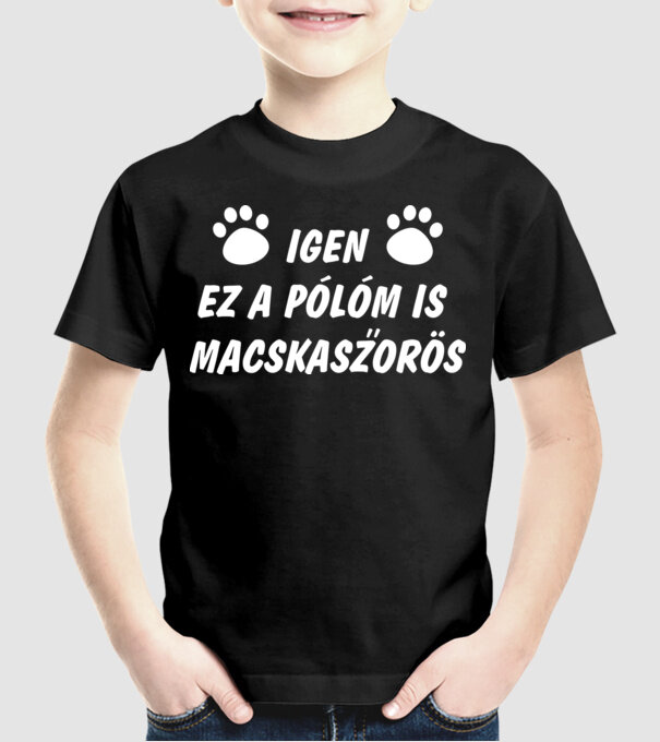  minta fekete pólón