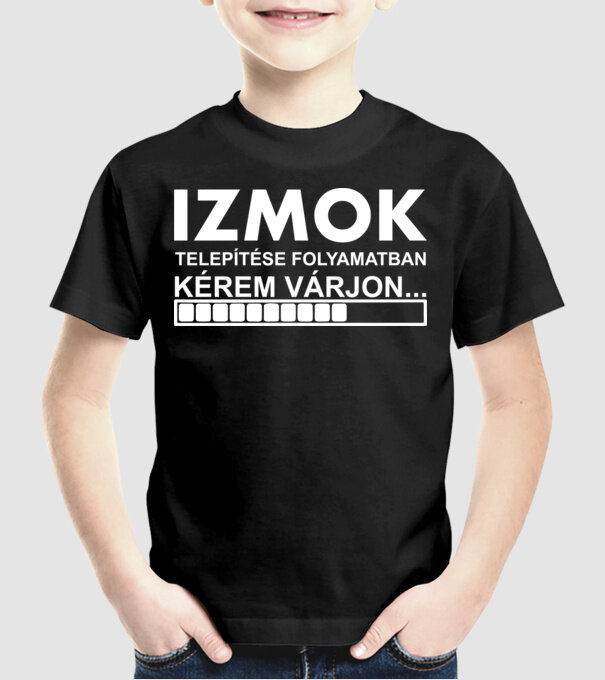  minta fekete pólón